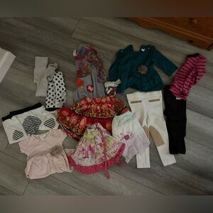 18-24 girls bundle. Designer. Janie Jack. Mud pie. Pumpkin patch. Etc